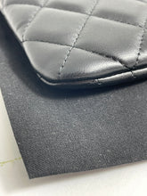 Load image into Gallery viewer, Chanel Black Lambskin O case Clutch