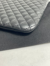 Load image into Gallery viewer, Chanel Black Lambskin O case Clutch