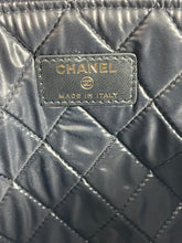 Load image into Gallery viewer, Chanel Black Lambskin O case Clutch