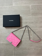 Load image into Gallery viewer, Chanel Pink WOC Boy Wallet On Chain Handbag