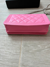 Load image into Gallery viewer, Chanel Pink WOC Boy Wallet On Chain Handbag