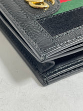 Load image into Gallery viewer, Gucci Black Suede Compact Wallet