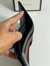 Load image into Gallery viewer, Gucci Black Suede Compact Wallet