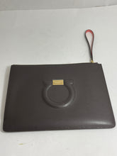 Load image into Gallery viewer, Salvatore Ferragamo Chocolate Pink Clutch Wristlet