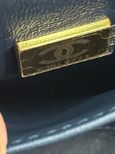 Load image into Gallery viewer, Chanel Navy Quilted Caviar Coco Handle Crossbody