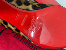 Load image into Gallery viewer, Christian Louboutin Hall Calf Hair Leopard Print Ballet Flats
