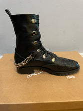 Load image into Gallery viewer, Christian Louboutin Black Horse Guarda Ankle Boots 38