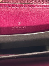 Load image into Gallery viewer, Gucci Cherry Genuine Crocodile Leather Zip Wallet