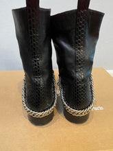 Load image into Gallery viewer, Christian Louboutin Black Horse Guarda Ankle Boots 38