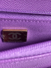 Load image into Gallery viewer, Chanel Classic Violet Caviar WOC Wallet On Chain Handbag