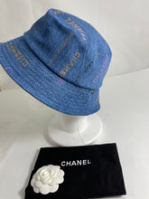 Load image into Gallery viewer, Chanel 22P Blue Denim Bucket Hat