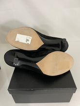 Load image into Gallery viewer, Chanel Black Suede CC Round Toe Pumps