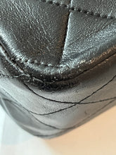Load image into Gallery viewer, Chanel Vintage Black Lambskin Medium Double Flap Handbag