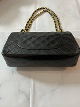 Load image into Gallery viewer, Chanel Vintage Black Lambskin Medium Double Flap Handbag