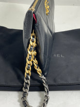 Load image into Gallery viewer, Chanel 19 Black Quilted Wristlet Clutch Bag