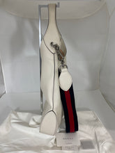 Load image into Gallery viewer, Gucci Dionysus Striped White Leather Hobo Bag