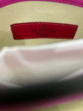Load image into Gallery viewer, Valentino Magenta Leather Rockstud Va Va Voom Bag