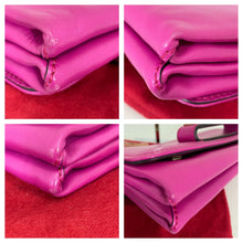 Load image into Gallery viewer, Valentino Magenta Leather Rockstud Va Va Voom Bag