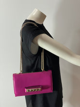 Load image into Gallery viewer, Valentino Magenta Leather Rockstud Va Va Voom Bag