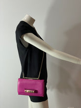 Load image into Gallery viewer, Valentino Magenta Leather Rockstud Va Va Voom Bag