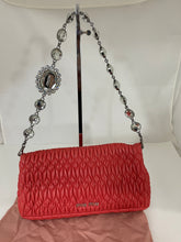 Load image into Gallery viewer, Miu Miu Coral Matelasse Leather Shoulder Bag