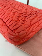 Load image into Gallery viewer, Miu Miu Coral Matelasse Leather Shoulder Bag