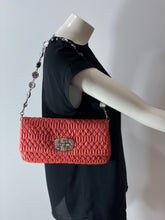 Load image into Gallery viewer, Miu Miu Coral Matelasse Leather Shoulder Bag
