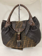 Load image into Gallery viewer, Fendi Monogram FF Zucca Spy Hobo Bag