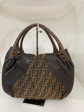 Load image into Gallery viewer, Fendi Monogram FF Zucca Spy Hobo Bag