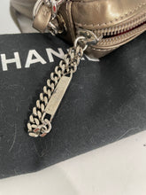 Load image into Gallery viewer, Chanel Metallic Bronze Quilted Cotton Club Pochette