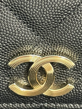 Load image into Gallery viewer, Chanel Black Caviar WOC Wallet On Chain Big CC Handbag