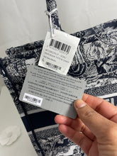 Load image into Gallery viewer, Dior Navy Medium Book Tote