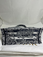 Load image into Gallery viewer, Dior Navy Medium Book Tote