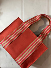 Load image into Gallery viewer, Loro Piana Suitcase Striped Tote