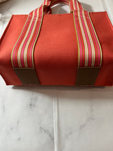 Load image into Gallery viewer, Loro Piana Suitcase Striped Tote