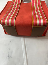 Load image into Gallery viewer, Loro Piana Suitcase Striped Mini Tote Small Crossbody