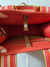 Load image into Gallery viewer, Loro Piana Suitcase Striped Mini Tote Small Crossbody