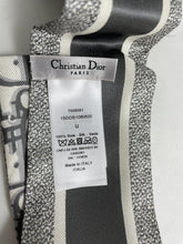 Load image into Gallery viewer, Dior Gray Silk Oblique Twilly