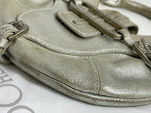 Load image into Gallery viewer, Jimmy Choo Metallic Silver Leather Mini Top Handle Bag