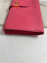 Load image into Gallery viewer, Hermes Bearn Rose Epsom Leather Azalee Wallet