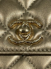 Load image into Gallery viewer, Chanel Gold WOC Wallet On Chain Handbag