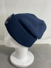 Load image into Gallery viewer, Chanel Blue Cashmere w/ Tweed Trim Hat
