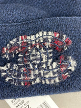 Load image into Gallery viewer, Chanel Blue Cashmere w/ Tweed Trim Hat