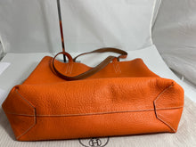 Load image into Gallery viewer, Hermés Gold Orange Taurillon Clemence Double Sens 45 Reversible Tote