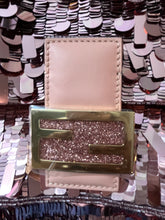 Load image into Gallery viewer, Fendi Rose Gold Sequin Baguette Embellished Shoulder Bag