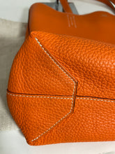 Load image into Gallery viewer, Hermés Gold Orange Taurillon Clemence Double Sens 45 Reversible Tote