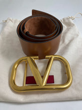 Load image into Gallery viewer, Valentino Wide Reversible Suede/Leather Belt