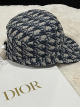 Load image into Gallery viewer, Dior Reversible Navy Dior Oblique News Boy Cap Hat
