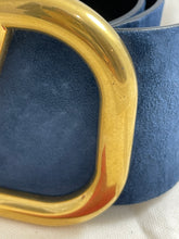 Load image into Gallery viewer, Valentino Wide Reversible Suede/Leather Belt