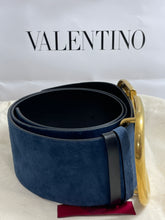Load image into Gallery viewer, Valentino Wide Reversible Suede/Leather Belt